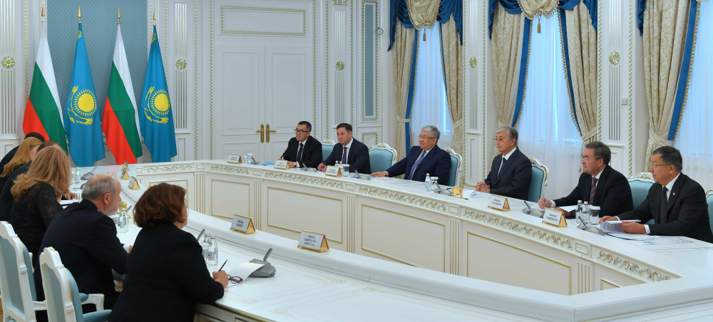 Глава государства Касым-Жомарт Токаев принял Вице-президента Болгарии Илияну Йотову