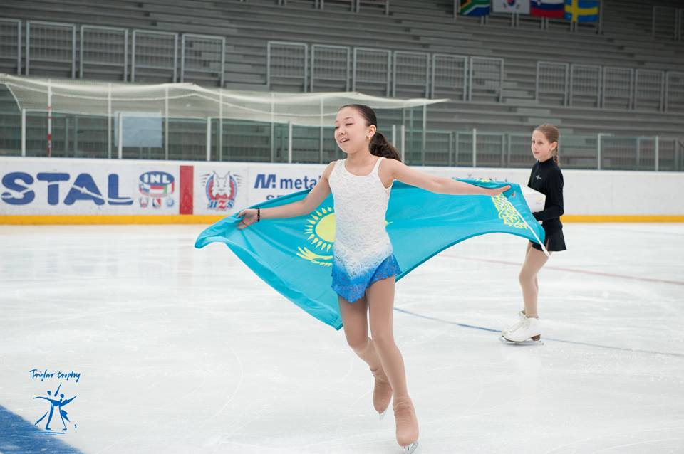 Э.Тұрсынбаева NHK Trophy кезеңінде өнер көрсетеді 